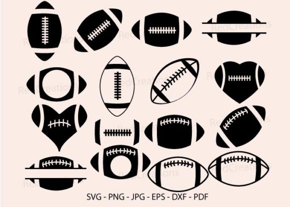 16 Football Bundle: Graphics for Crafts & Content