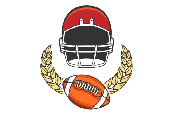 American Football Logo Graphics for Crafts