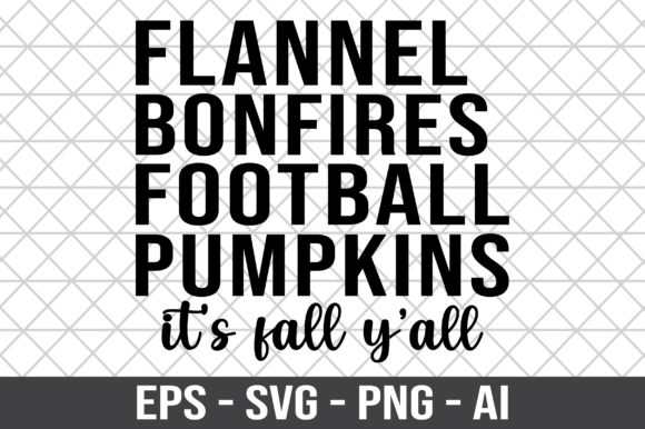 Flannel Bonfires Football Pumpkins SVG: Retro Graphics for Crafts & Content