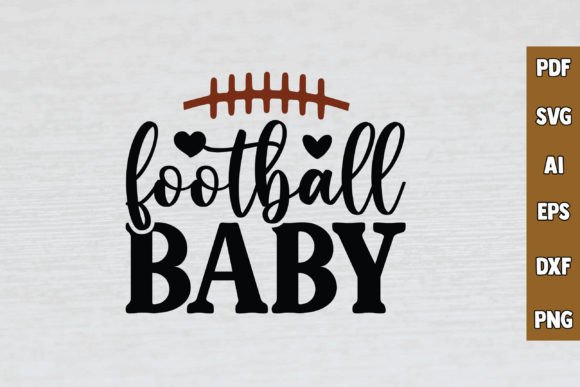 Football Baby SVG: Crafts & Graphics for Playful Branding