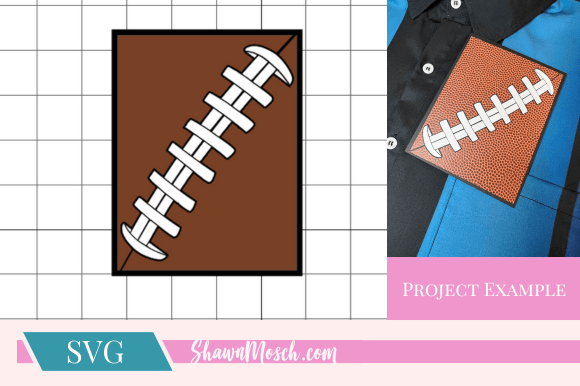 Football Card Front: Graphics for Crafts & Branding