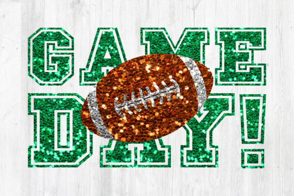 Football Game Day Green Glitter: Graphics & Crafts Review
