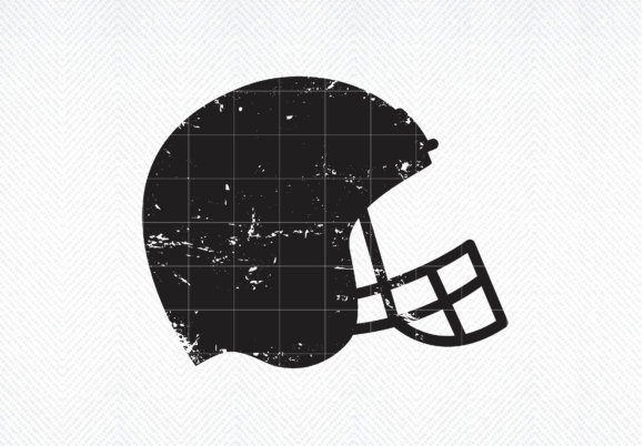 Football Helmet SVG: Grunge Graphics for Crafts