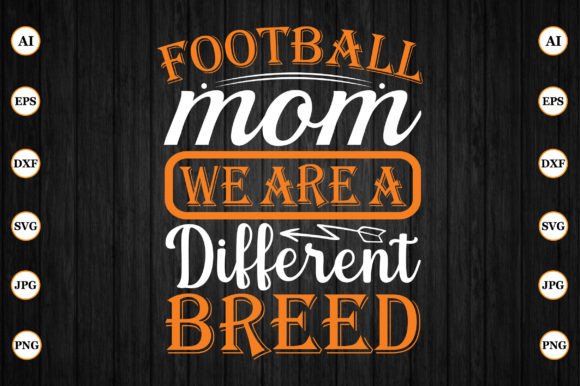 Football Mom Graphics: A Crafts-Infused Brand Asset