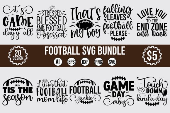 Football SVG Bundle Vol.2 Review for Real Embroidery Use