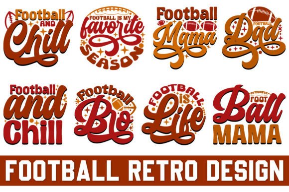 Football SVG Design Bundle: Graphics for Crafts & Local Branding