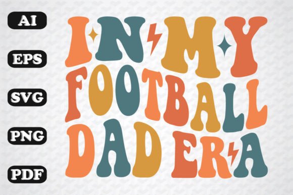 In My Football Dad Era Wavy SVG Graphics & Crafts Review