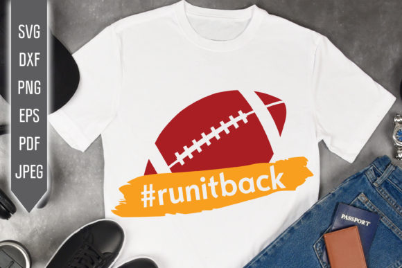 Run It Back SVG: Kansas City Football Graphics